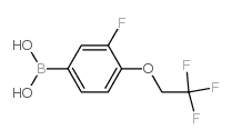 3-Fluoro-4-(2,2,2-trifluoroethoxy)phenylboronic acid - Chemical structure and product image