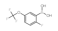 2-Fluoro-5-(trifluoromethoxy)phenylboronic acid - Chemical structure and product image