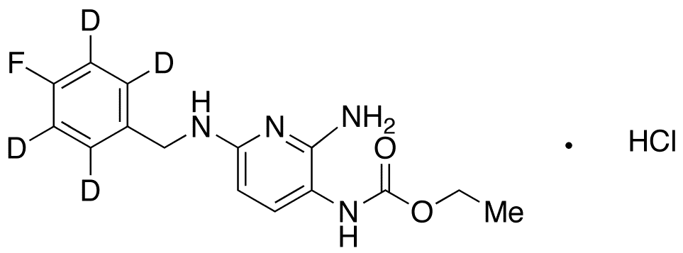 Flupirtine-d4 Hydrochloride Salt - Chemical structure and product image