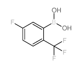5-Fluoro-2-(trifluoromethyl)phenylboronic acid - Chemical structure and product image