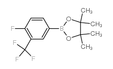 4-Fluoro-3-(trifluoromethyl)phenylboronic acid pinacol ester - Chemical structure and product image