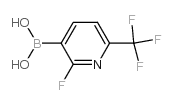 2-Fluoro-6-(trifluoromethyl)pyridine-3-boronic Acid - Chemical structure and product image