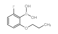 2-Fluoro-6-propoxyphenylboronic acid - Chemical structure and product image