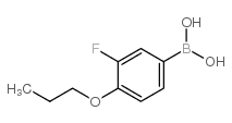 3-Fluoro-4-propoxyphenylboronic acid - Chemical structure and product image