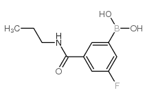 3-Fluoro-5-(propylcarbamoyl)phenylboronic acid - Chemical structure and product image