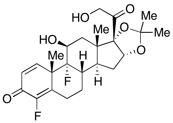 4-Fluorotriamcinolone Acetonide - Chemical structure and product image