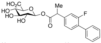 Flurbiprofen Acyl-beta-D-glucuronide (Mixture of Diastereomers) - Chemical structure and product image