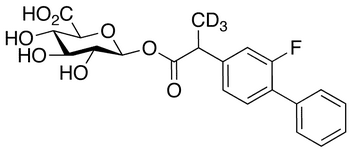 Flurbiprofen Acyl-beta-D-glucuronide-d3 (Mixture of Diastereomers) - Chemical structure and product image