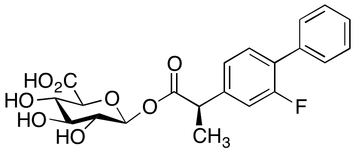 (R)-Flurbiprofen Glucuronide - Chemical structure and product image