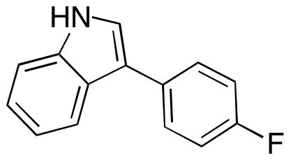 3-(4-Fluorophenyl)-1H-indole - Chemical structure and product image