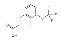2-Fluoro-3-(trifluoromethoxy)cinnamic acid - Chemical structure and product image