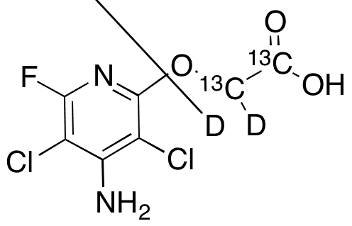 Fluroxypyr-d2,13C2 - Chemical structure and product image