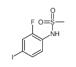 N-(2-Fluoro-4-iodophenyl)methanesulfonamide - Chemical structure and product image