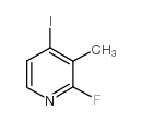 2-Fluoro-4-iodo-3-picoline - Chemical structure and product image