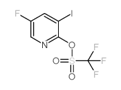 5-Fluoro-3-iodopyridin-2-yl trifluoromethanesulfonate - Chemical structure and product image