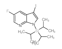 5-Fluoro-3-iodo-1-triisopropylsilanyl-1h-pyrrolo[2,3-b]pyridine - Chemical structure and product image