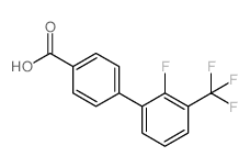 4-(2-Fluoro-3-trifluoromethylphenyl)benzoic acid - Chemical structure and product image