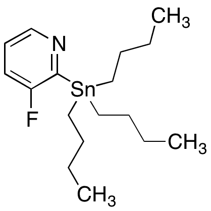3-Fluoro-2-(tributylstannyl)pyridine - Chemical structure and product image