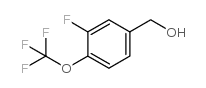 3-Fluoro-4-(trifluoromethoxy)benzyl alcohol - Chemical structure and product image