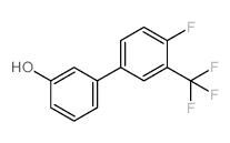 	3-(4-Fluoro-3-trifluoromethylphenyl)phenol - Chemical structure and product image