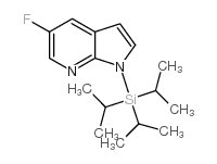 	5-Fluoro-1-triisopropylsilanyl-1h-pyrrolo[2,3-b]pyridine - Chemical structure and product image