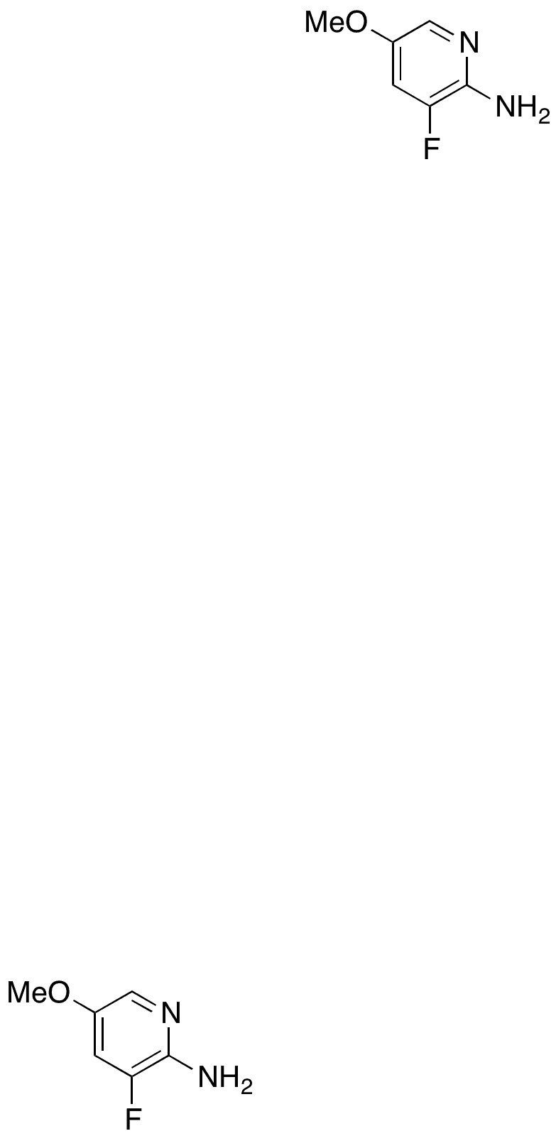 	3-Fluoro-5-methoxypyridin-2-amine - Chemical structure and product image