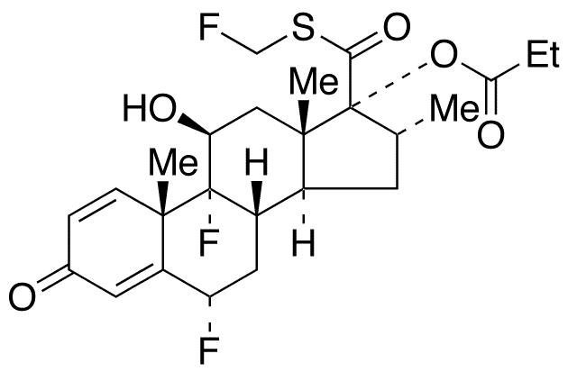 	Fluticasone Propionate - Chemical structure and product image