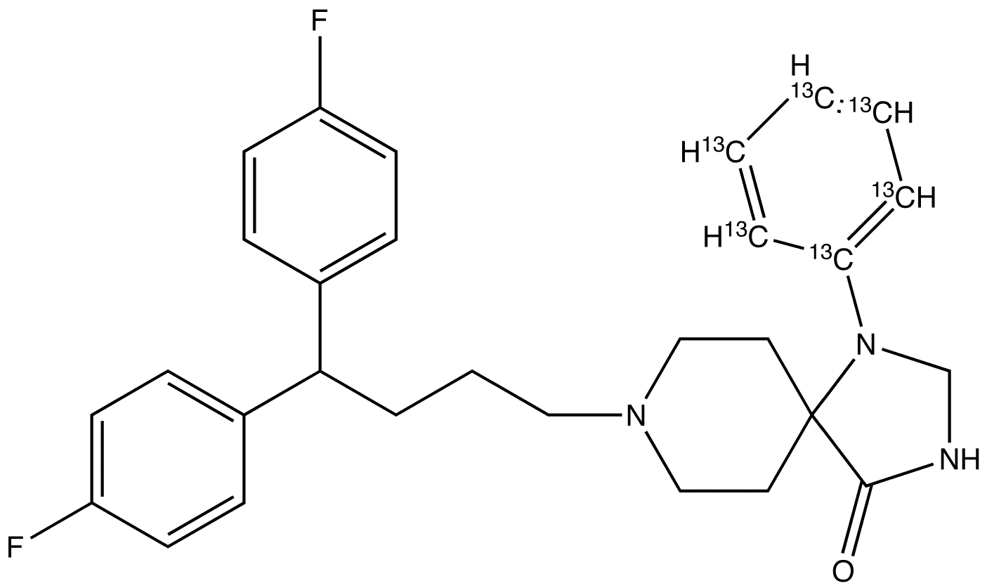 	Fluspirilene-13C6 - Chemical structure and product image