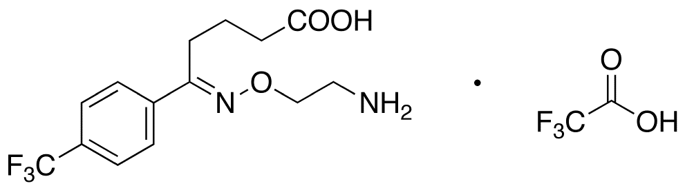 Fluvoxamine Acid Trifluoroacetic Acid Salt - Chemical structure and product image