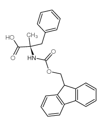 Fmoc-alpha-methyl-L-phenylalanine - Chemical structure and product image