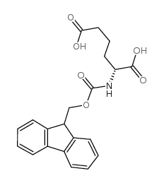 Fmoc-D-2-aminoadipic acid - Chemical structure and product image