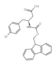 Fmoc-(S)-3-amino-4-(4-bromo-phenyl)-butyric acid - Chemical structure and product image
