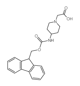 Fmoc-4-amino-1-carboxymethyl-piperidine - Chemical structure and product image