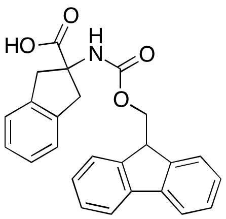 Fmoc-2-aminoindane-2-carboxylic Acid - Chemical structure and product image