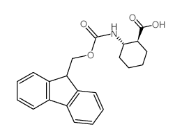 (1S,2S)-Fmoc-2-aminocyclohexane Carboxylic Acid - Chemical structure and product image