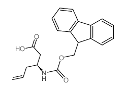 Fmoc-(s)-3-amino-5-hexenoic acid - Chemical structure and product image