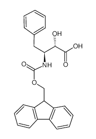 N-Fmoc-(2s,3s)-3-amino-2-hydroxy-4-phenyl-butyric acid - Chemical structure and product image