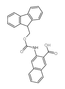 Fmoc-3-amino-2-naphthoic acid - Chemical structure and product image