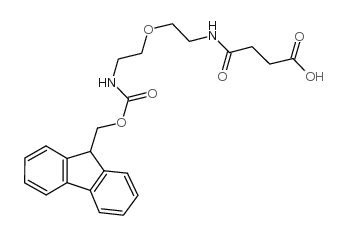 N-(Fmoc-5-amino-3-oxa-pentyl)-succinamic acid - Chemical structure and product image