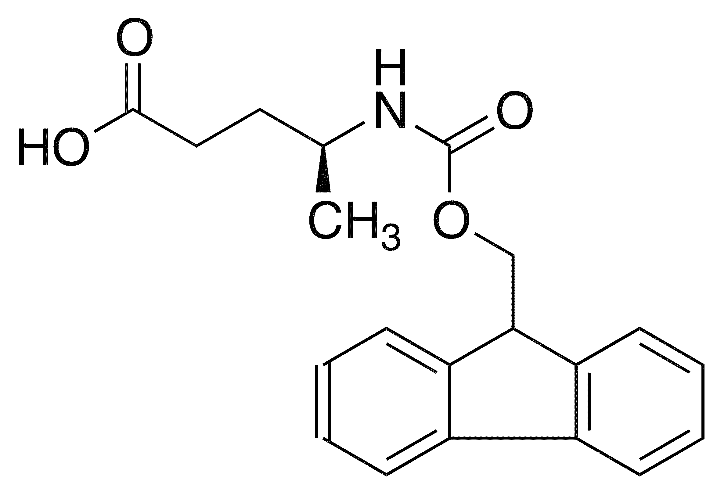 (S)-Fmoc-4-amino-pentanoic Acid - Chemical structure and product image
