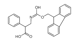 (+/-)-3-(Fmoc-amino)-2-phenylpropionic acid - Chemical structure and product image