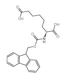 Fmoc-l-2-aminosuberic acid - Chemical structure and product image