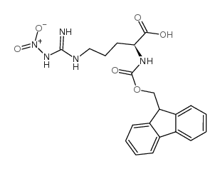 Fmoc-Arg(NO2)-OH - Chemical structure and product image