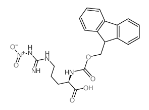 Fmoc-D-Arg(NO2)-OH - Chemical structure and product image