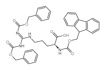 Fmoc-arg(z)2-oh - Chemical structure and product image