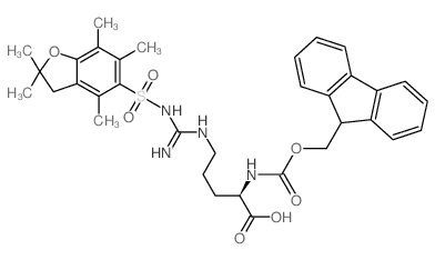 Fmoc-D-Arg(pbf)-OH - Chemical structure and product image