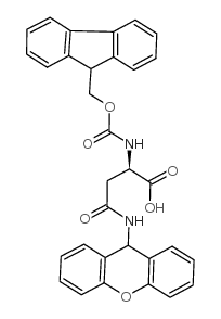 Fmoc-d-asn(xan)-oh - Chemical structure and product image
