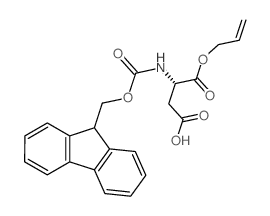 Fmoc-asp-oall - Chemical structure and product image