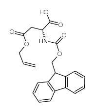 Fmoc-D-Asp(OAll)-OH - Chemical structure and product image