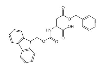 Fmoc-d-asp(obzl)-oh - Chemical structure and product image